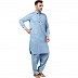 Pathani kurta for Men- Sky Blue Pathani kurta for Men- Sky Blue